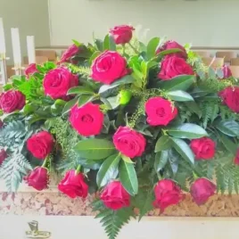 Sarggesteck Rose