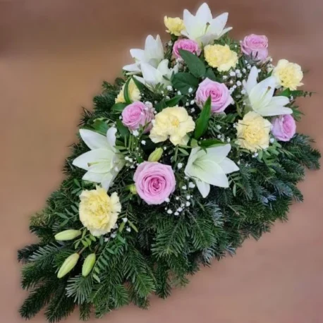 Bukett Lilie Rose Nelke