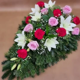 Bukett Lilie Rose Nelke