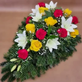 Bukett Lilie Rose Nelke