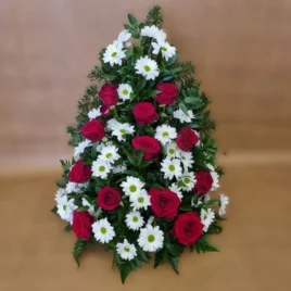 Chrysanthemen & Rosen Gesteck